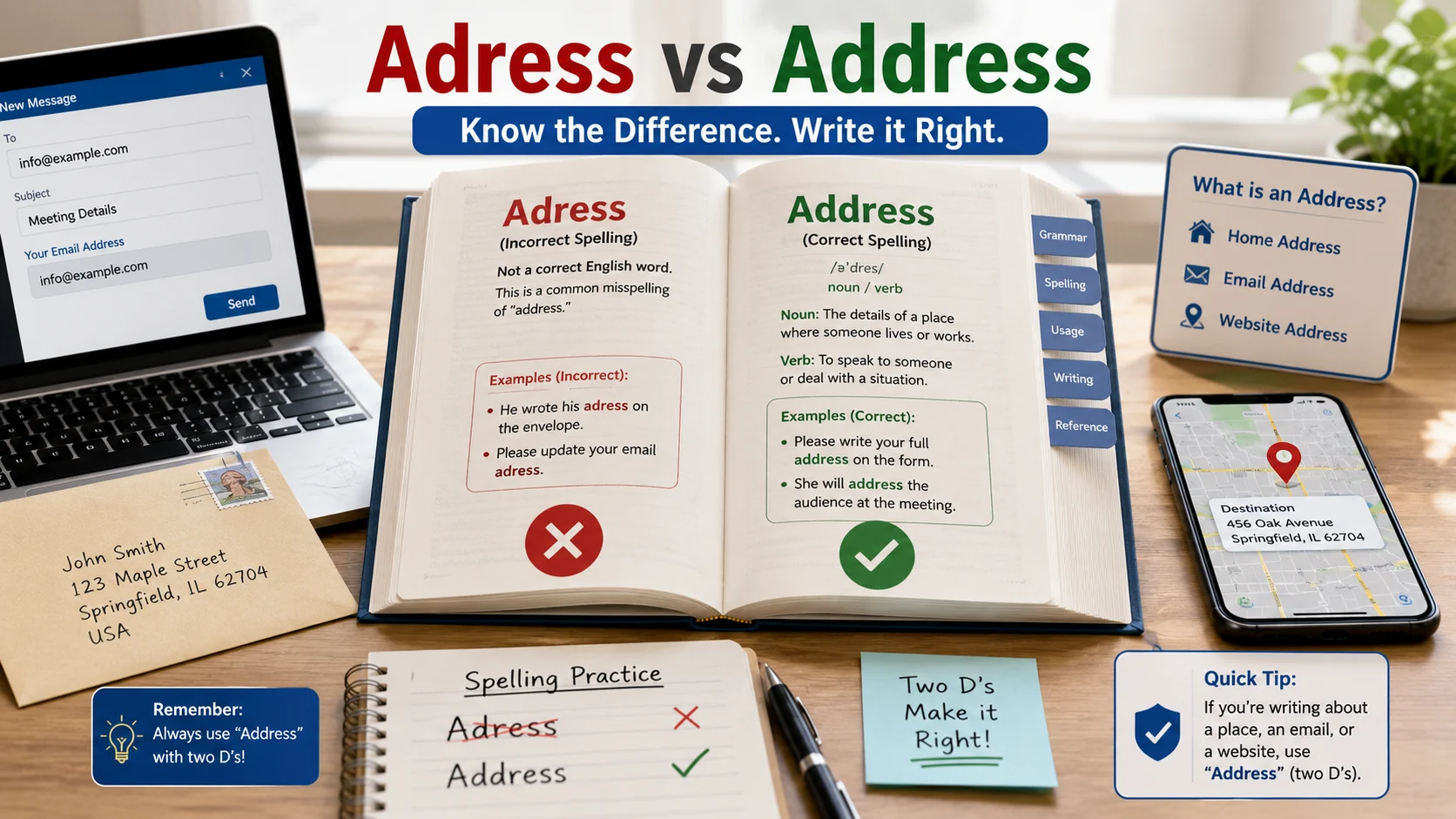 adress or address
