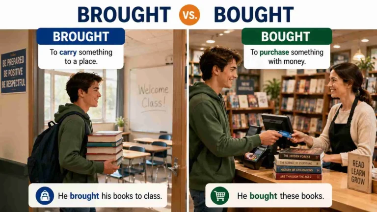 brought or bought