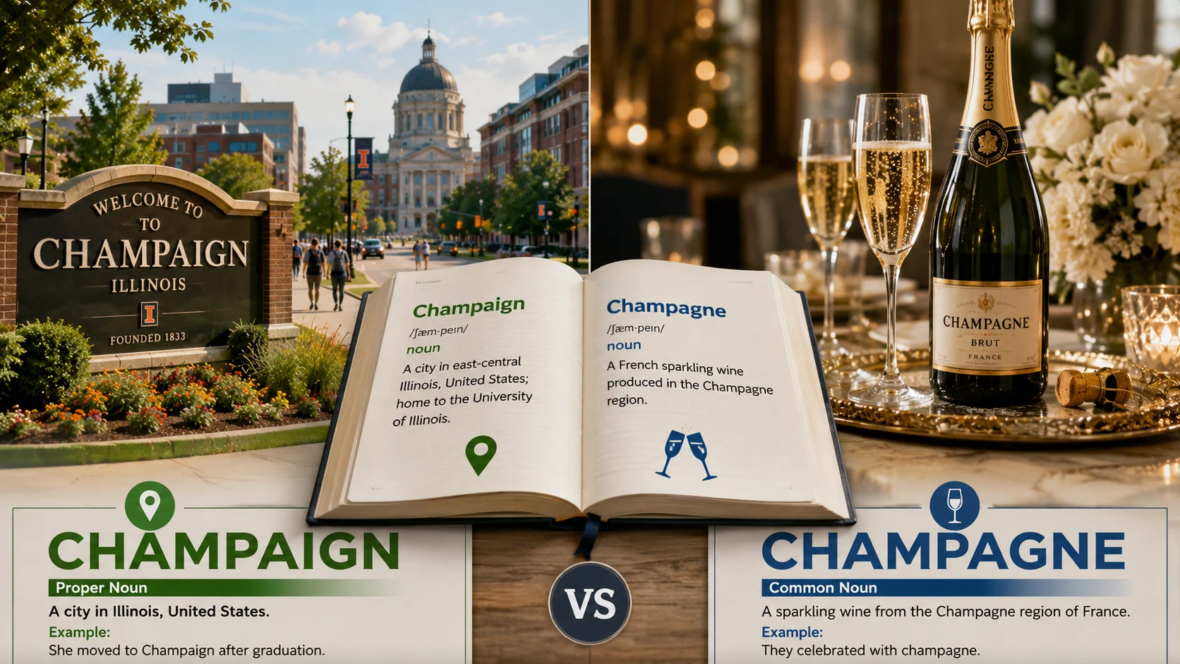 champaign or champagne