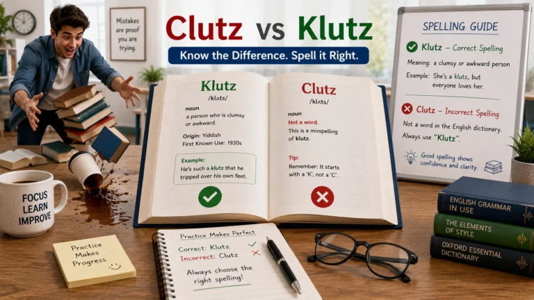 clutz or klutz