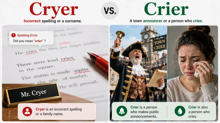 cryer or crier