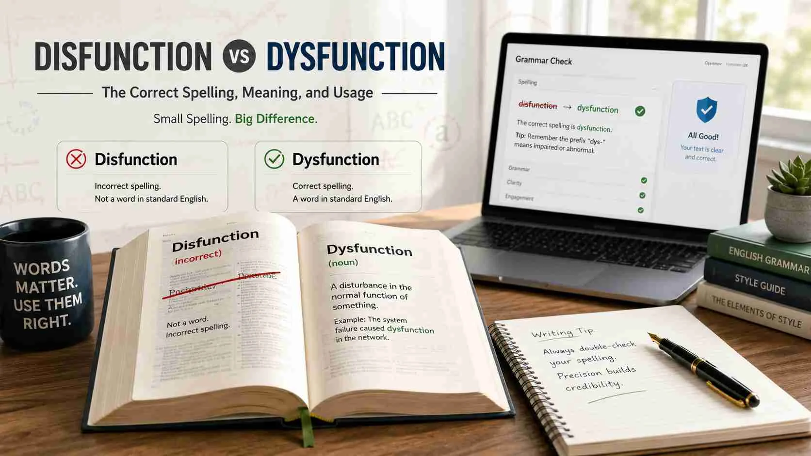 disfunction or dysfunction