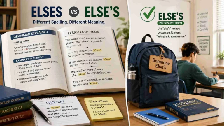 elses or else's
