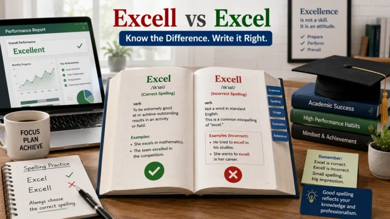 excell or excel
