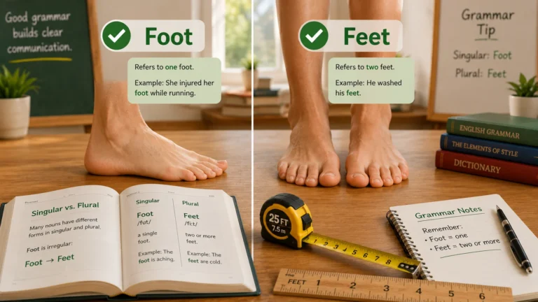 feet or foot