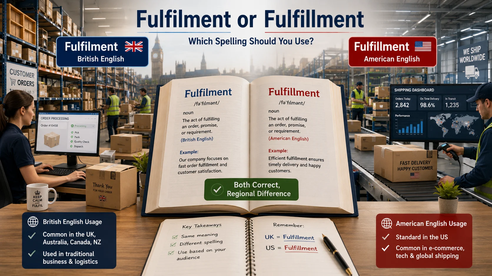 fulfilment or fulfillment