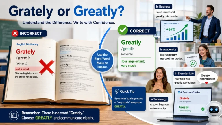 grately or greatly