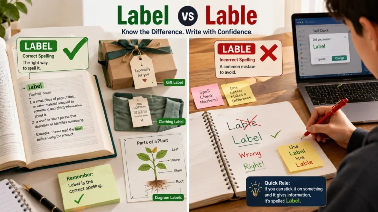 label or lable