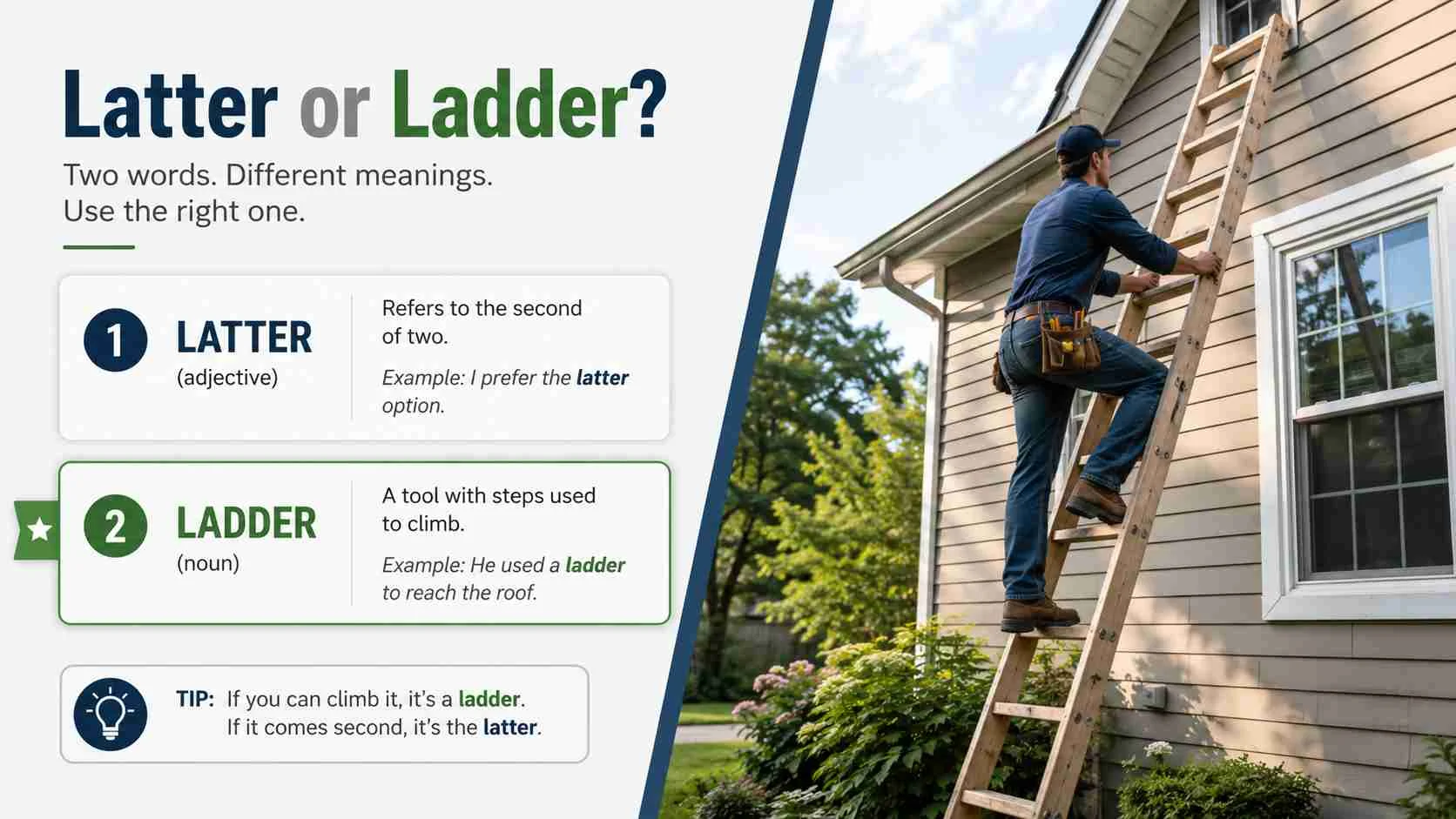 latter or ladder