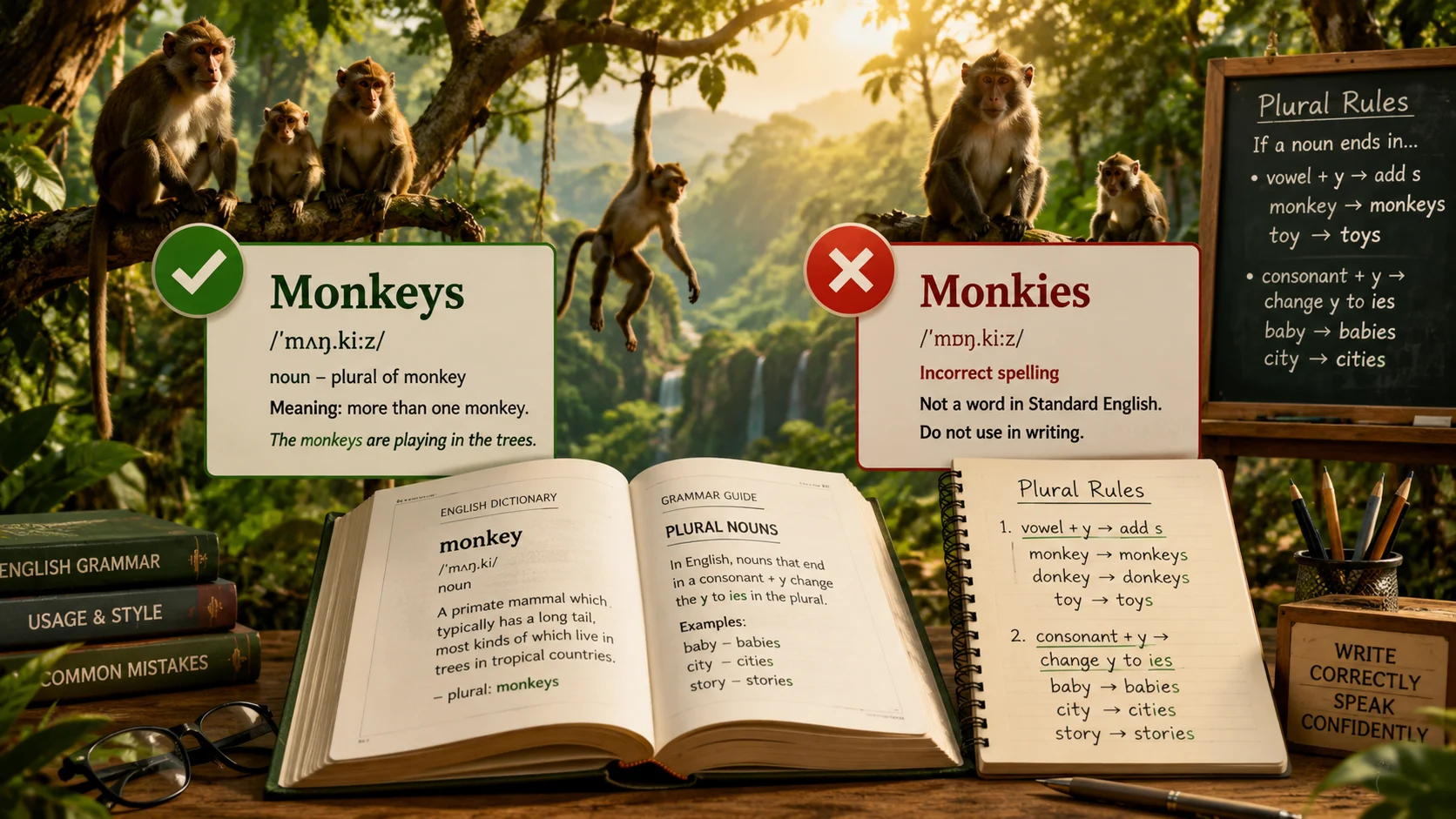 monkeys or monkies