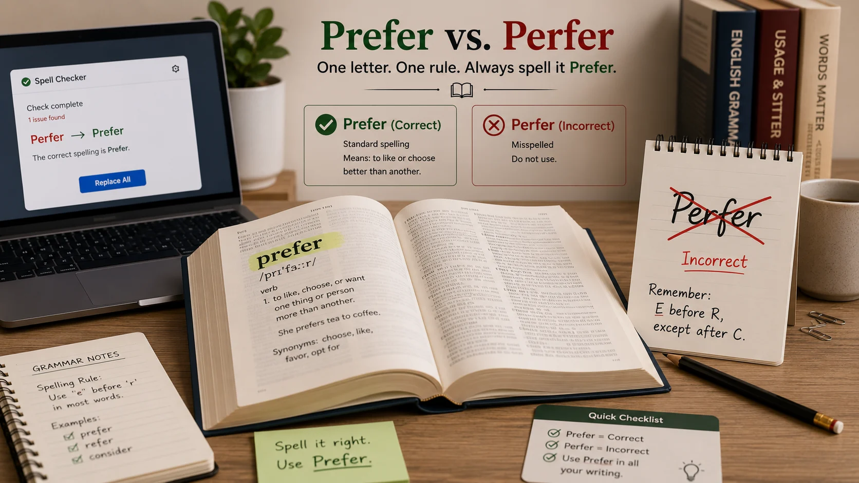 prefer or perfer