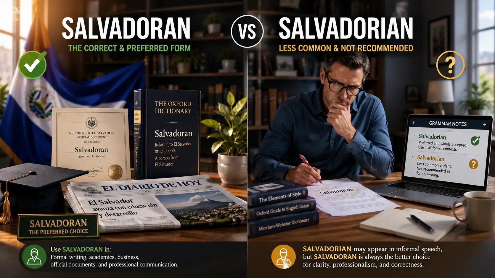 salvadoran or salvadorian