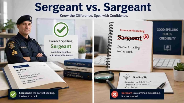 sergeant or sargeant
