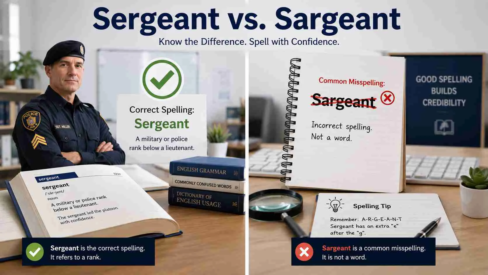 sergeant or sargeant