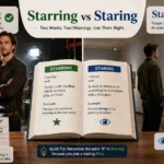 starring or staring