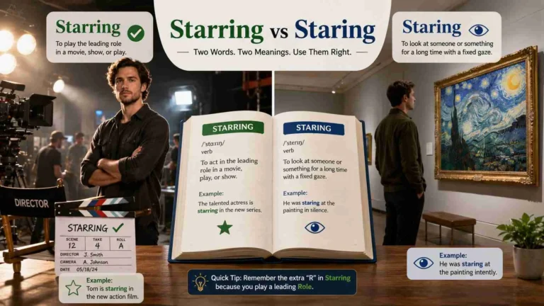starring or staring
