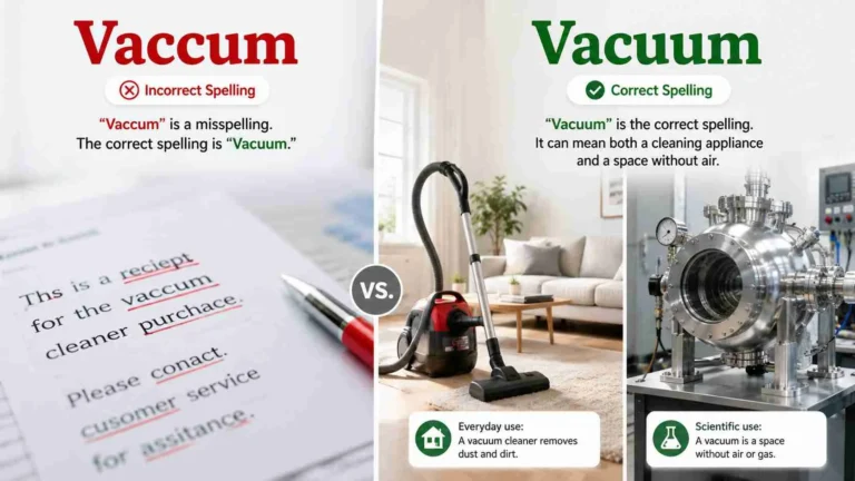 vaccum or vacuum