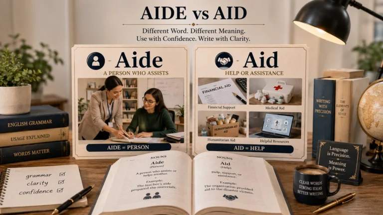 aide or aid