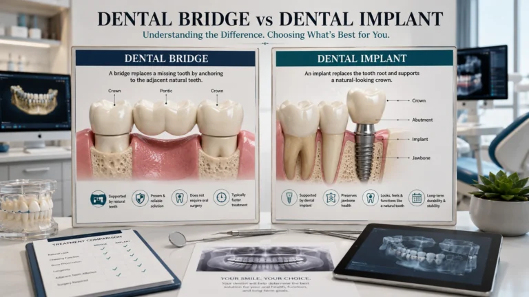 bridge or implant
