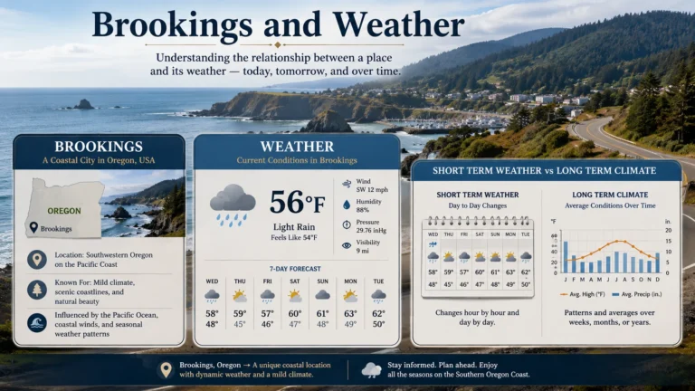 brookings or weather