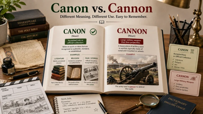 canon or cannon