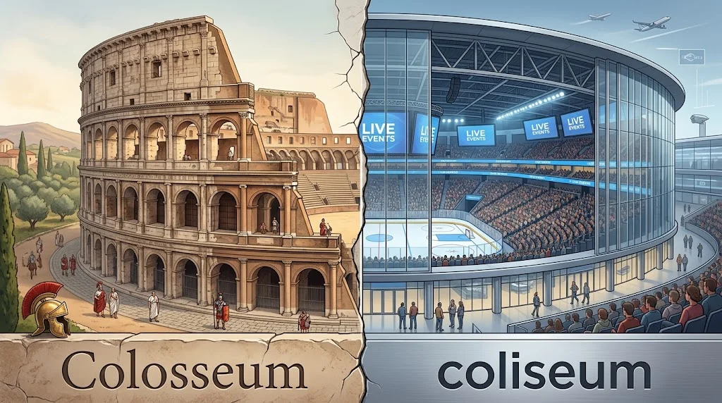 coliseum or colosseum