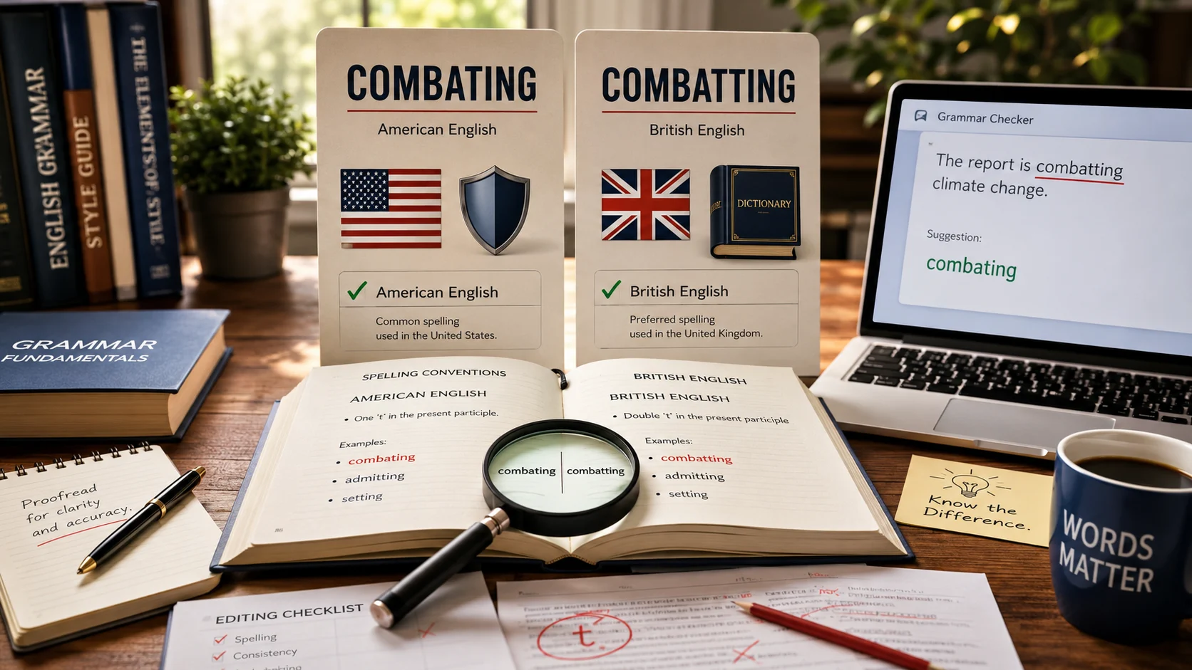 combating or combatting