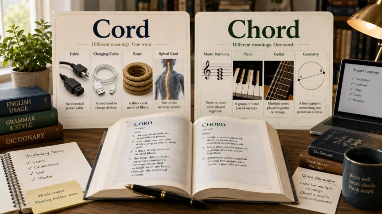 cord or chord