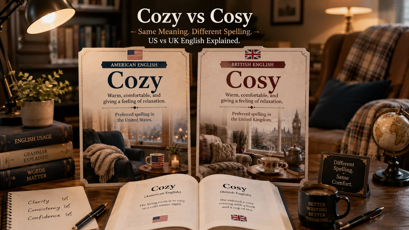 cozy or cosy