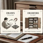 draws or drawers