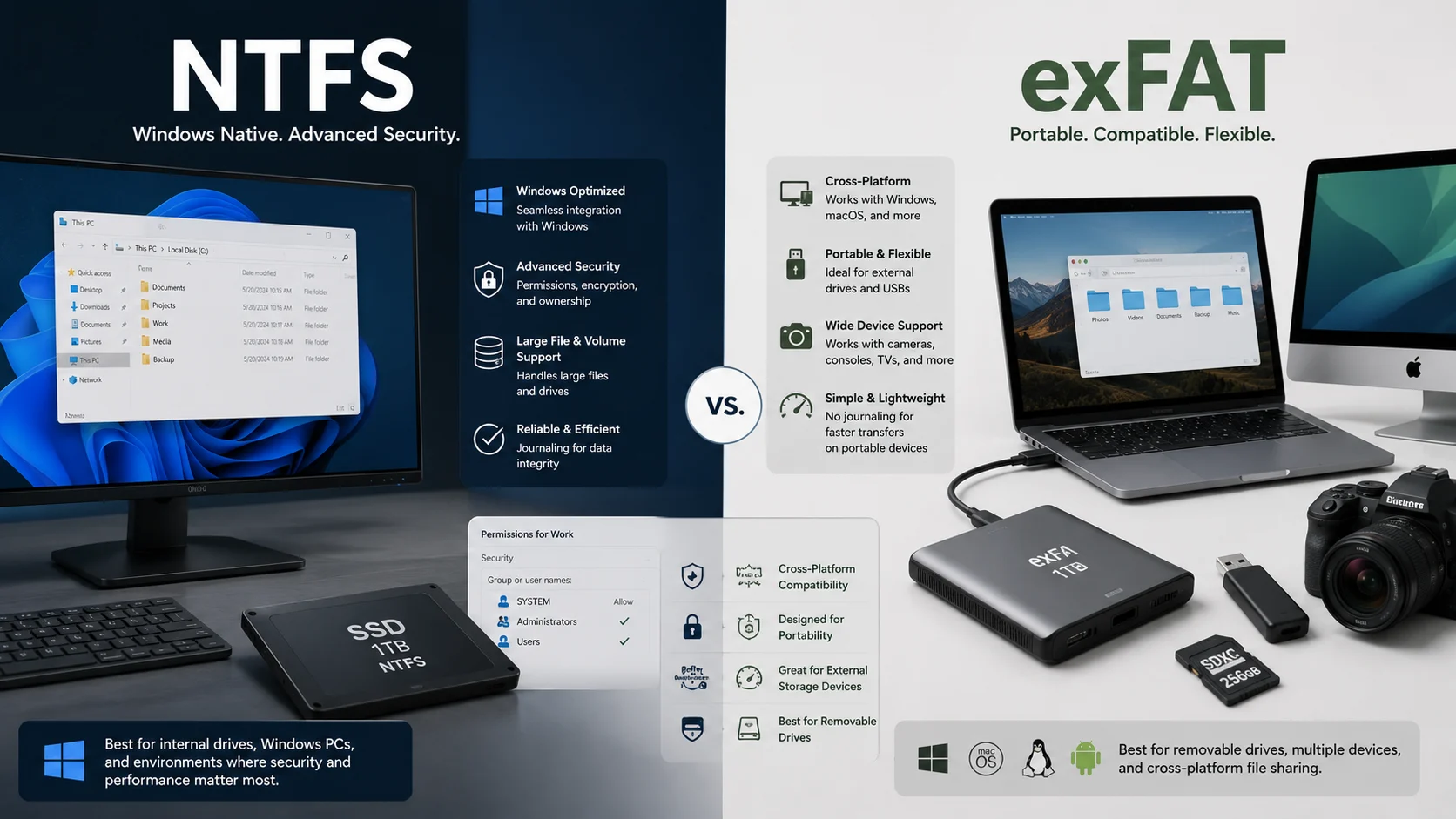 exfat or ntfs