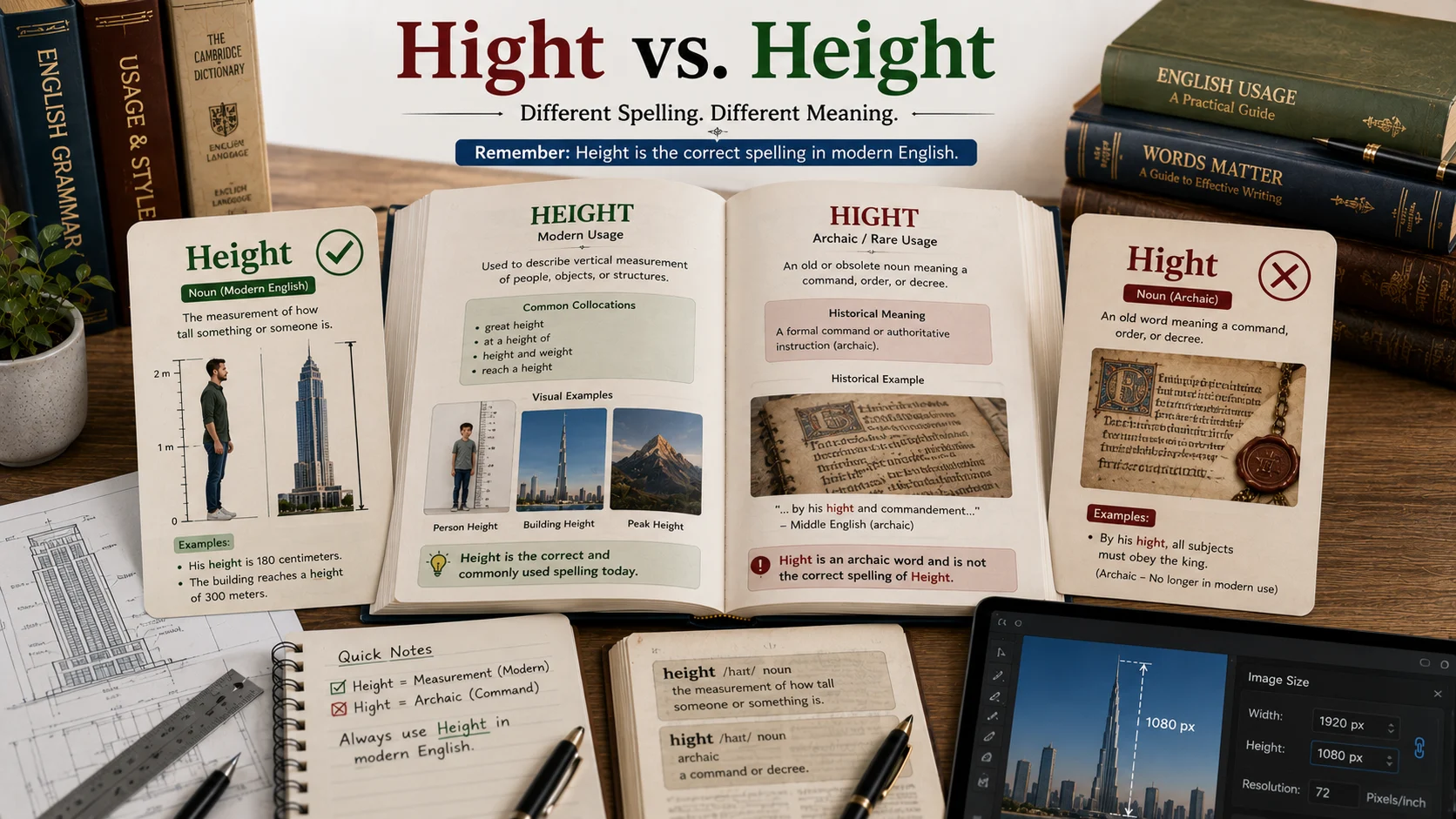 hight or height