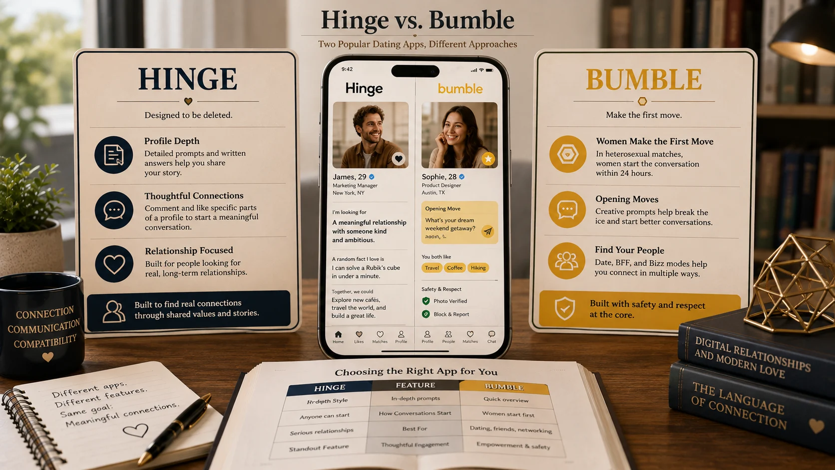 hinge or bumble