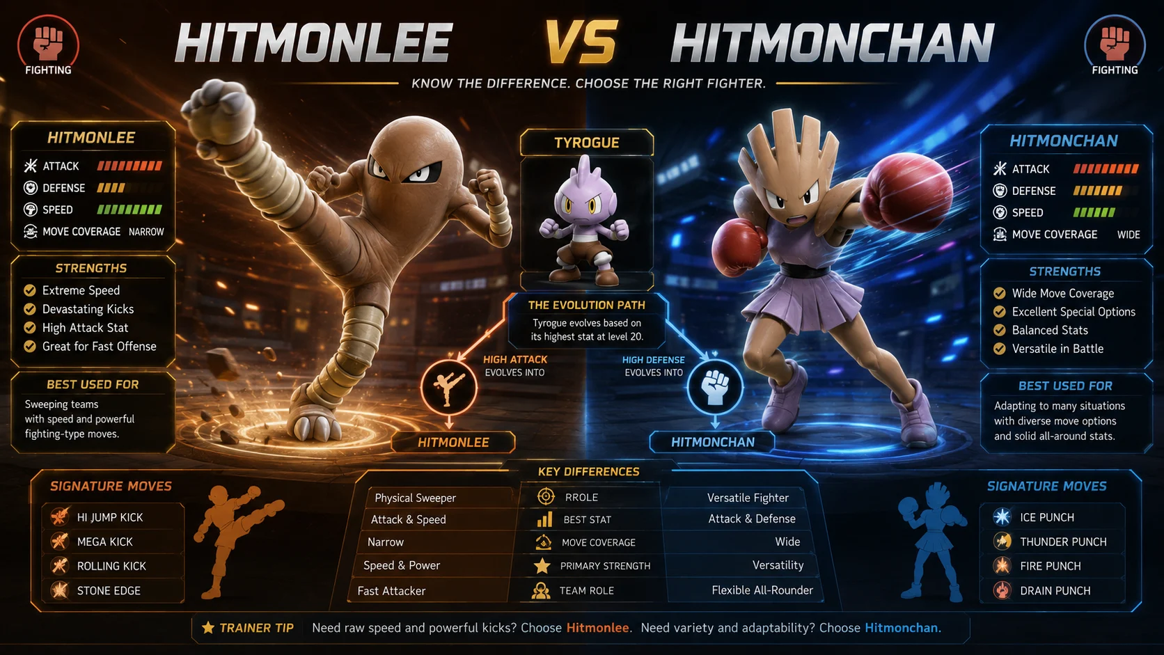 hitmonlee or hitmonchan