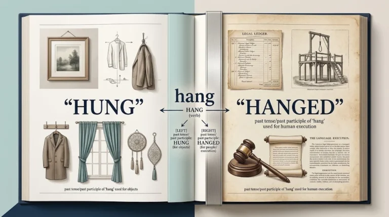 hung or hanged