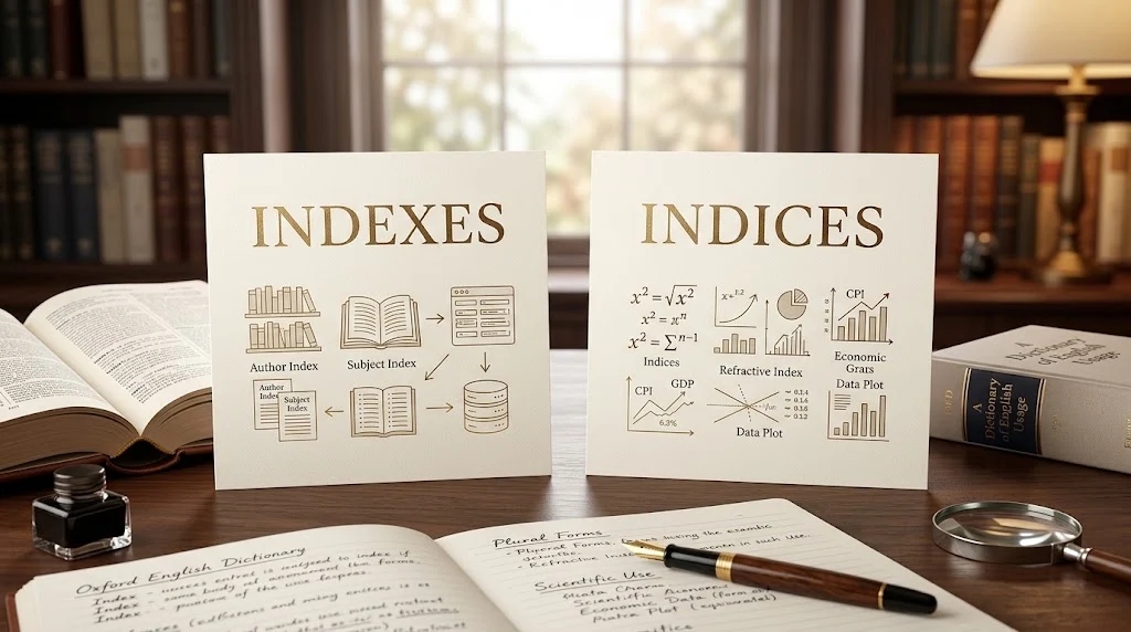 indexes or indices