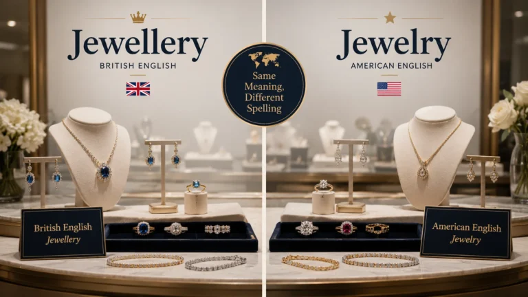 jewellery or jewelry