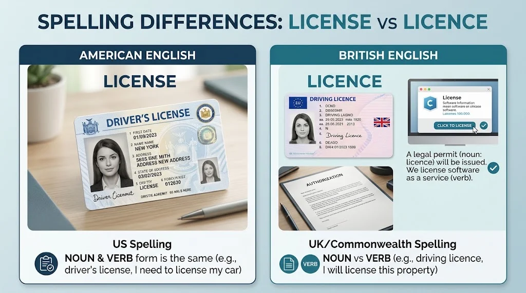 license or licence