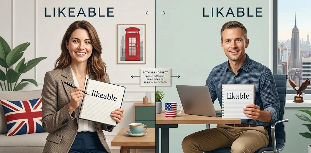 likeable or likable