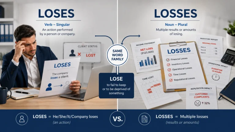 loses or losses