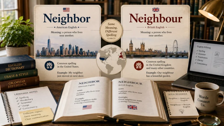 neighbor or neighbour