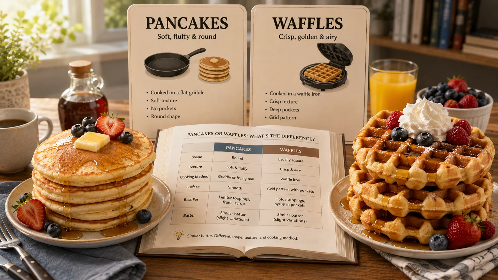 pancakes or waffles