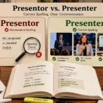 presentor or presenter