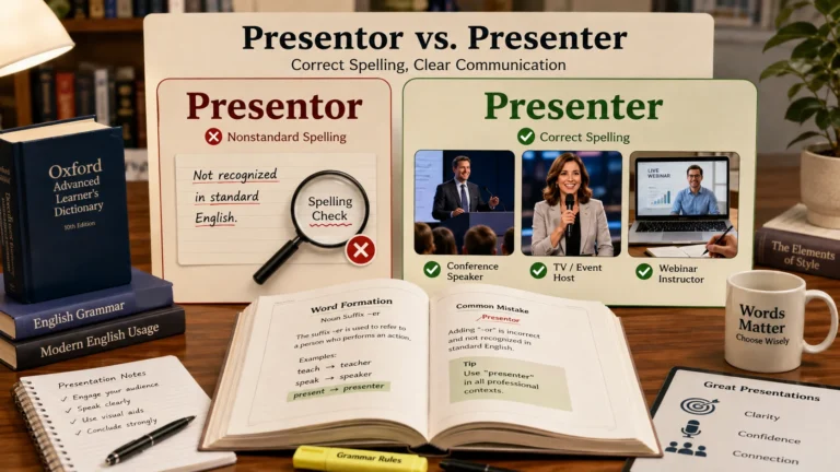 presentor or presenter