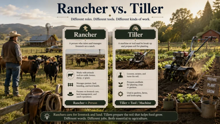 rancher or tiller