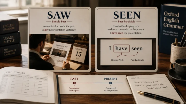 saw or seen