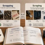 scrapping or scraping