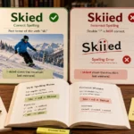 skied or skiied