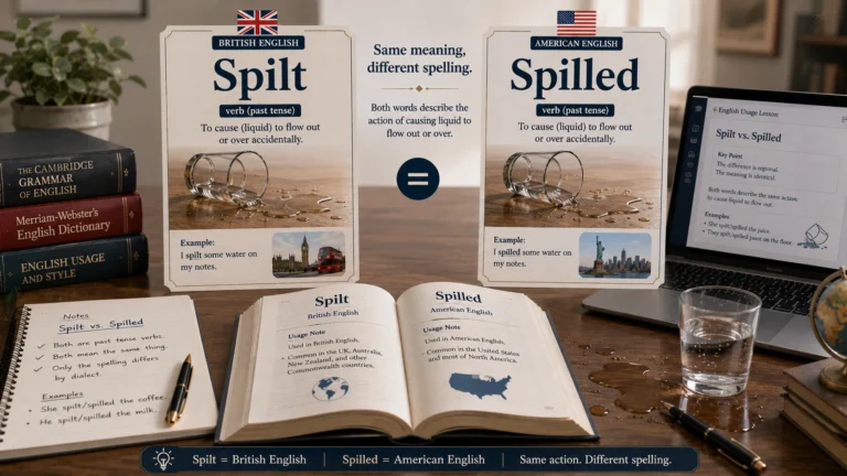 spilt or spilled