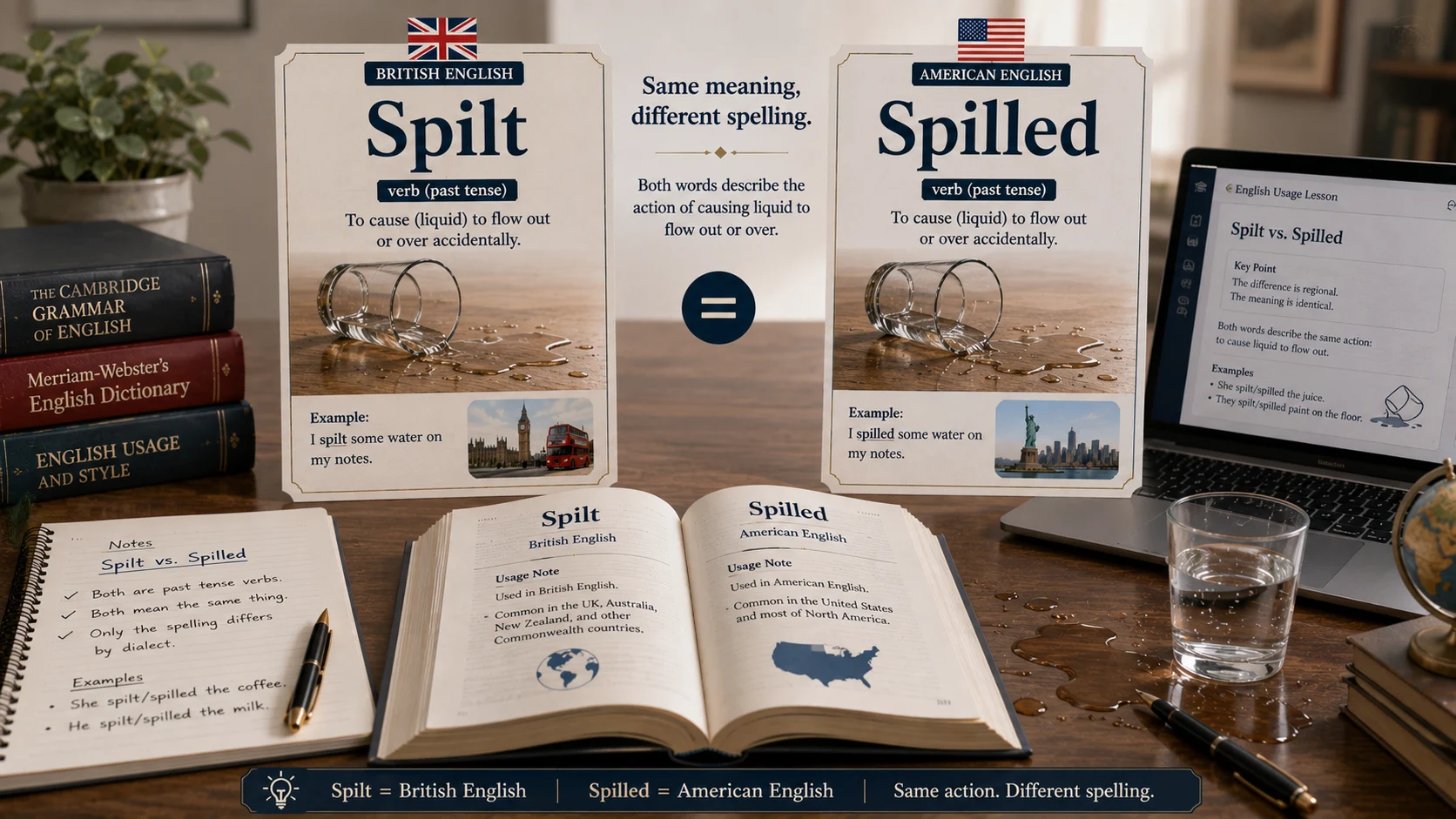 spilt or spilled